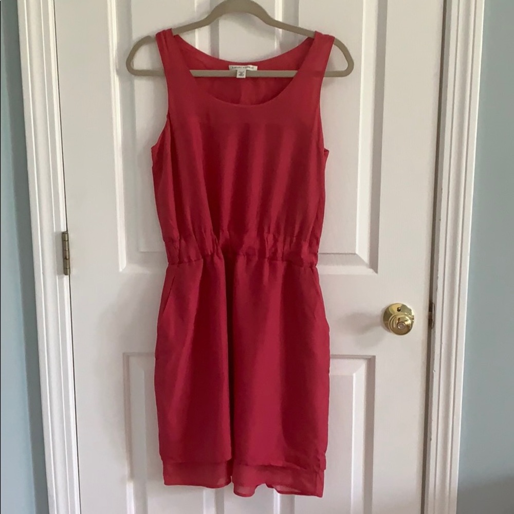 Banana republic Rose pink 100% silk dress